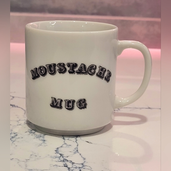 Porcelain Vintage Mustache Mug, Made Japan - Picture 2 of 10